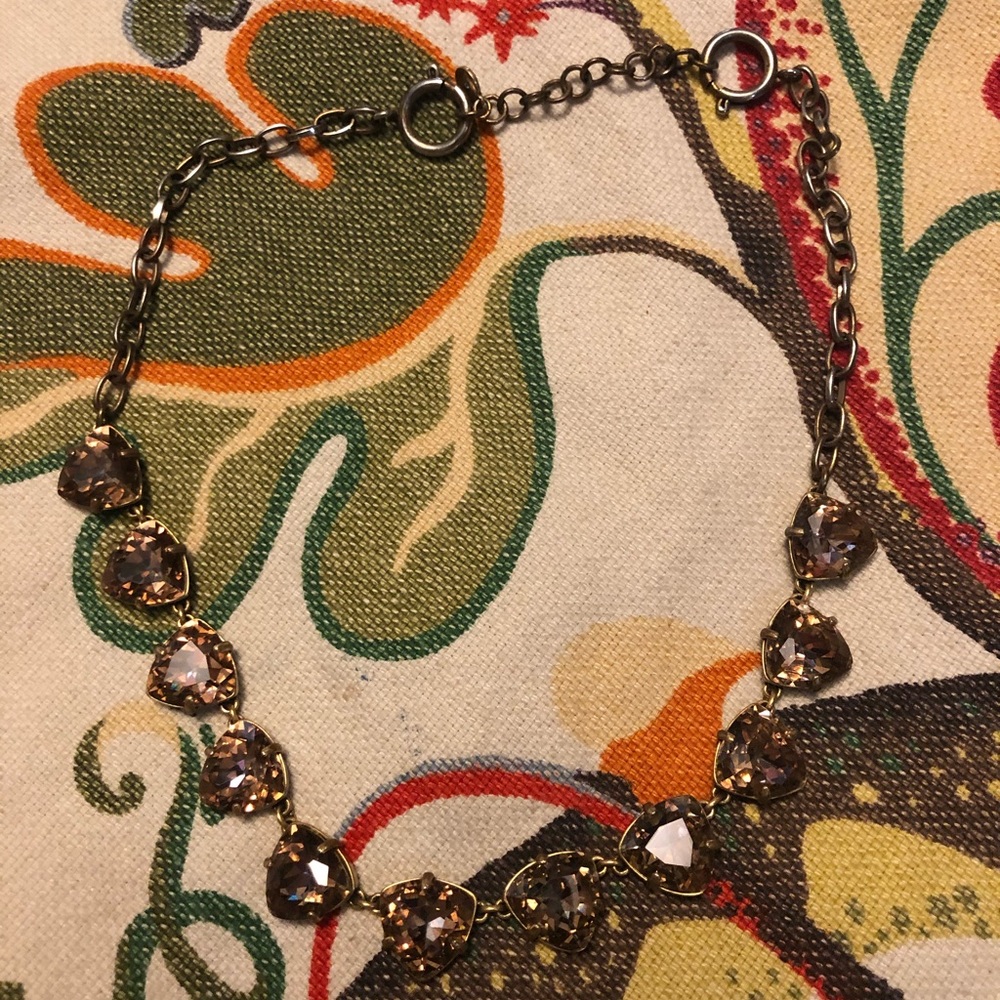 Stella and for peach statement necklace